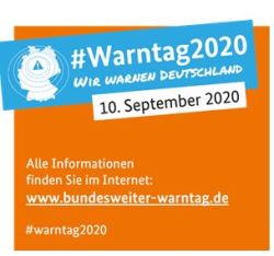 Ankündigung Warntag 2020